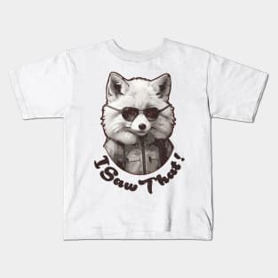 I Saw That White Fox Meme Kids T-Shirt